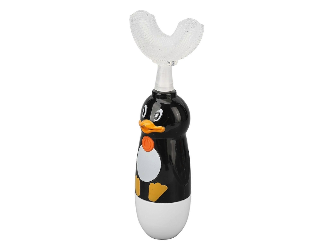 Escova de Dentes Elétrica Infantil em Formato U, Silicone, com 3 Cabeças Escova, para Crianças 6 a 12 Anos, Pr Eta. GOKOCO