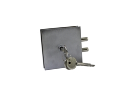Fechadura P/ Porta Vidro AGC de Cruz Inox