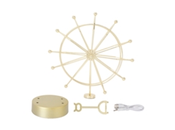 Elemento Decorativo Roda de Ferris em Ouro LAXISCREED