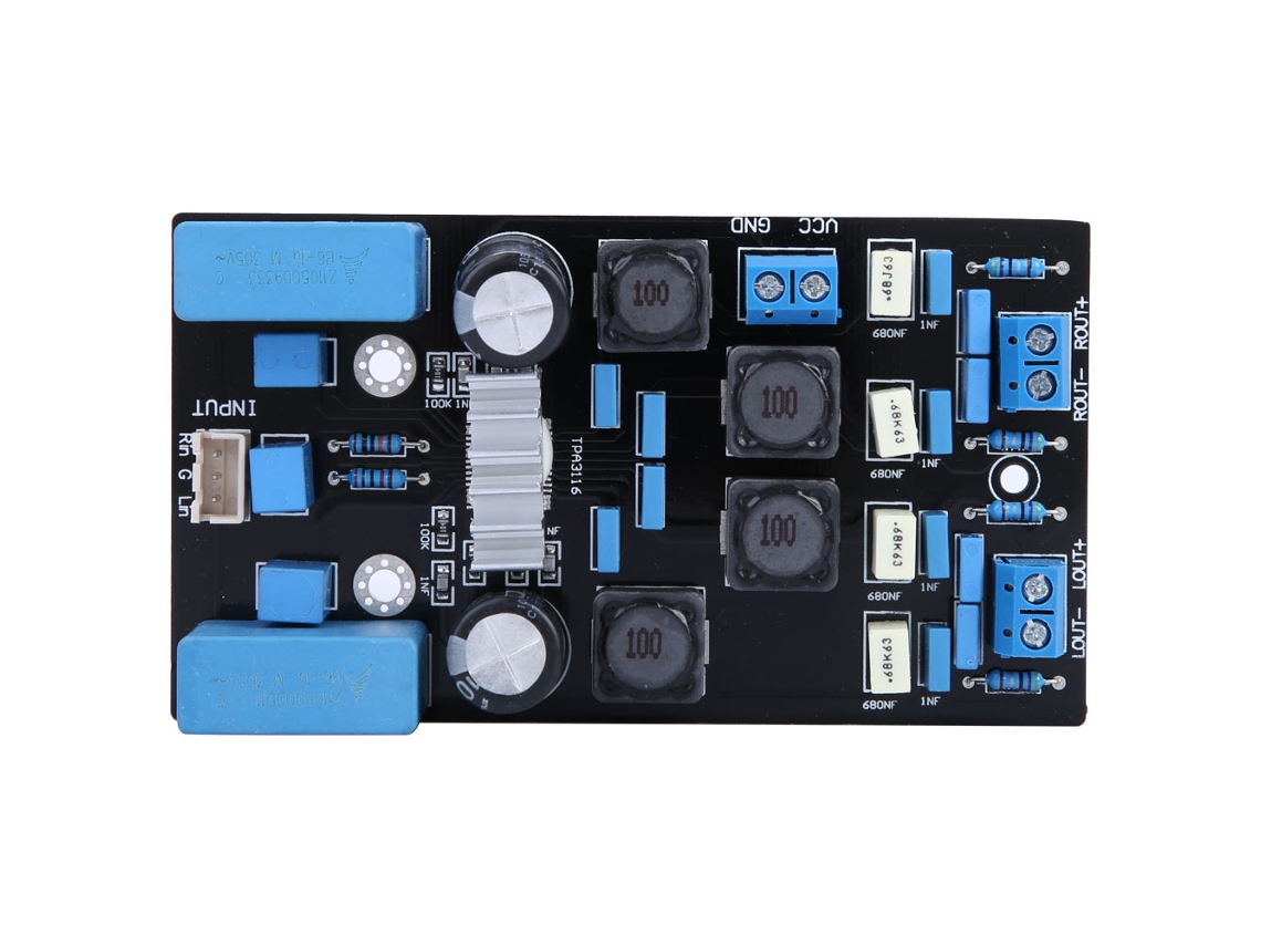 Placa de Amplificador de Áudio Digital de Alta Potência Tpa3116d2 5050w Módulo Amp Dc 1226v