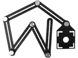 Règle De Mesure Multi- Angle Régle Flexível Posicionamento Trous Carrelage, Règles D'angle With Guide Perçage