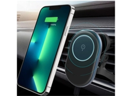 Carregador Ventilação Carro Sem Rotação para iPhone 13 Pro Max/13 YIZHOOD Magnética Preto