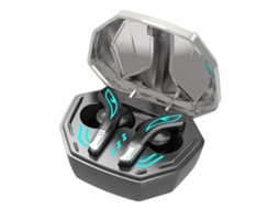 Auriculares Sem Fio Jogos NISSGU True Wireless Bluetooth Prateado
