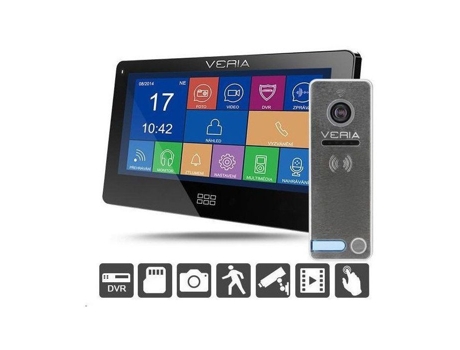 Interfone Visiôfone Veria Set Dvení Visiôfone 7077c Preto 230