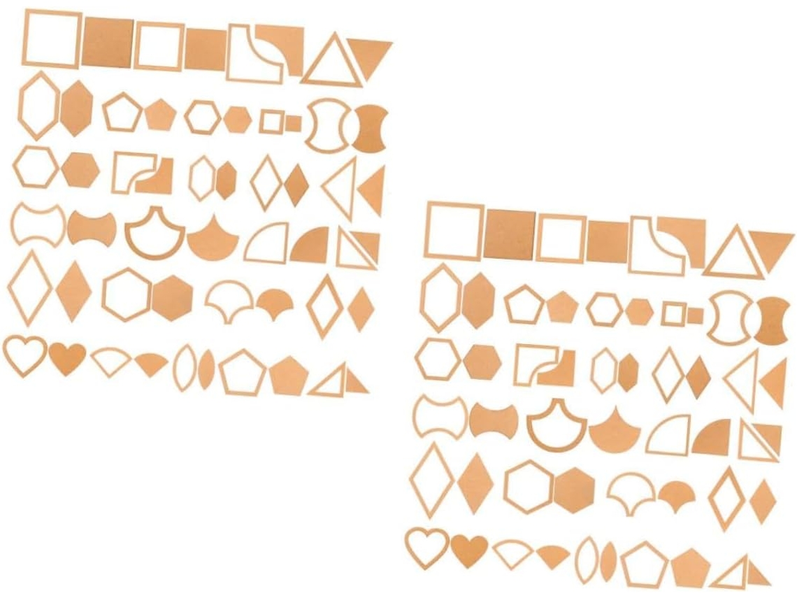 Conjuntos De Moldes De Patchwork Em Acrílico Para Costura, Régua De Patchwork Dividida Em Formatos De Ti