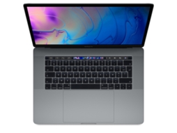 MacBook Pro Touch Bar 15,4" i7 2,2 GHz 16 GB 256 GB SSD 2018 Cinza Espanhol (Recondicionado com Marcas Mínimas)