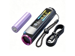 Lanterna Uv Recarregável De 365 Nm E 20 W Para Urina De Animais De Estimação, Pedras, Vazamentos E Resina (preta)