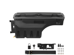 Caixa de Ferramentas para Caminhão Capacidade 25 L Organizador Porta malas Carro Material Abs e Aço Carbono Armazenamento 925x280x425 Mm Motorista