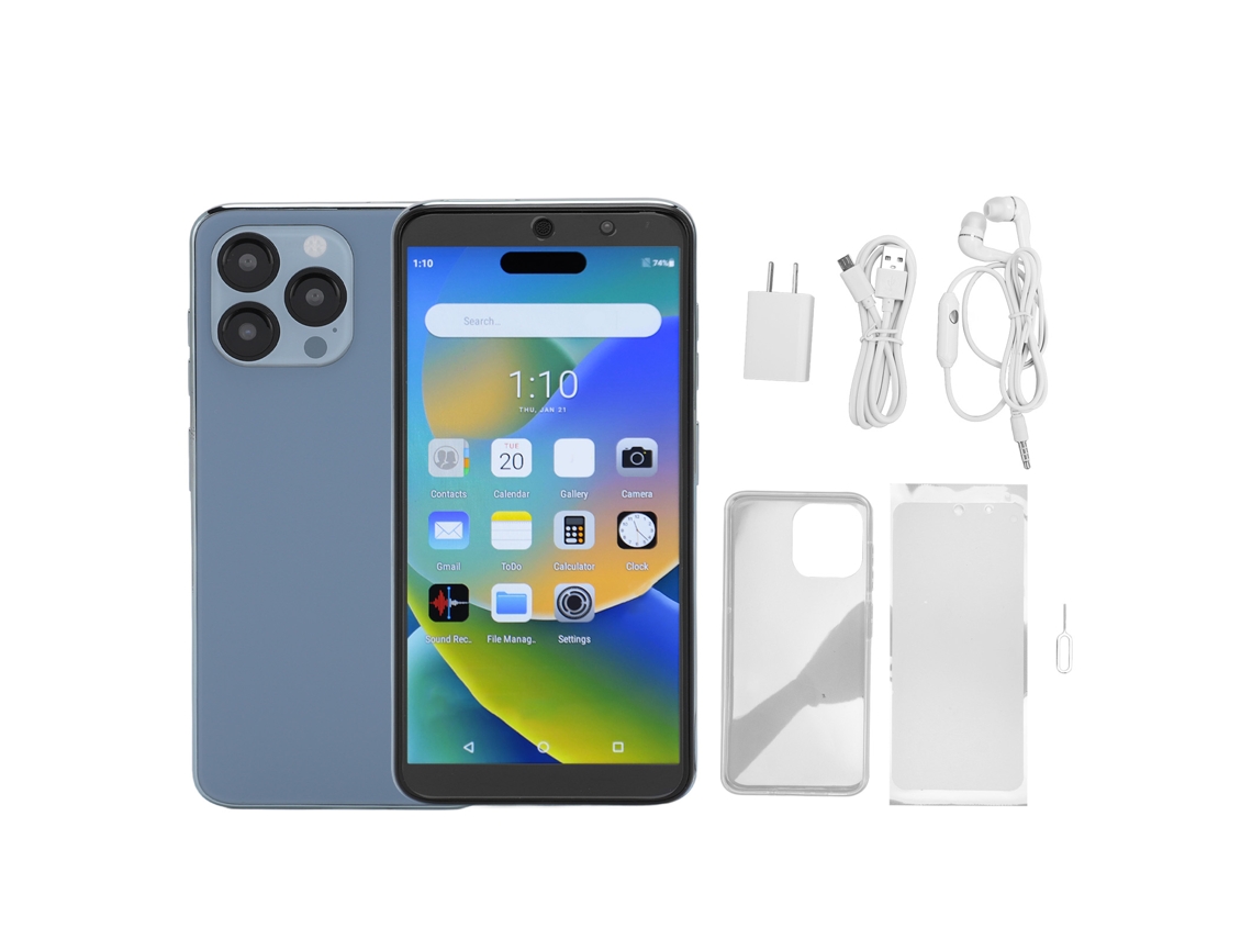 Laxiscreed Smartphone Com Reconhecimento Facial E Tela Hd Para Desbloqueio Fácil