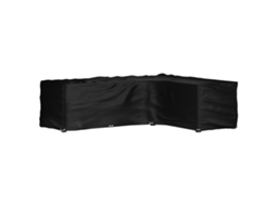 Vidaxl Capa Em Forma De L P/ Mobília De Jardim 18 Ilhós 285x220x80 Cm