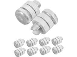 Conjunto De 12 Abraçadeiras De Parafuso Bipartidas Para Instalações, Conectores Metálicos Para Fazen Gokoco