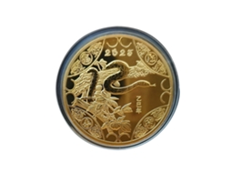 Medalha Comemorativa Cobra Ouro 2025 Sudeste Ásia Exclusiva