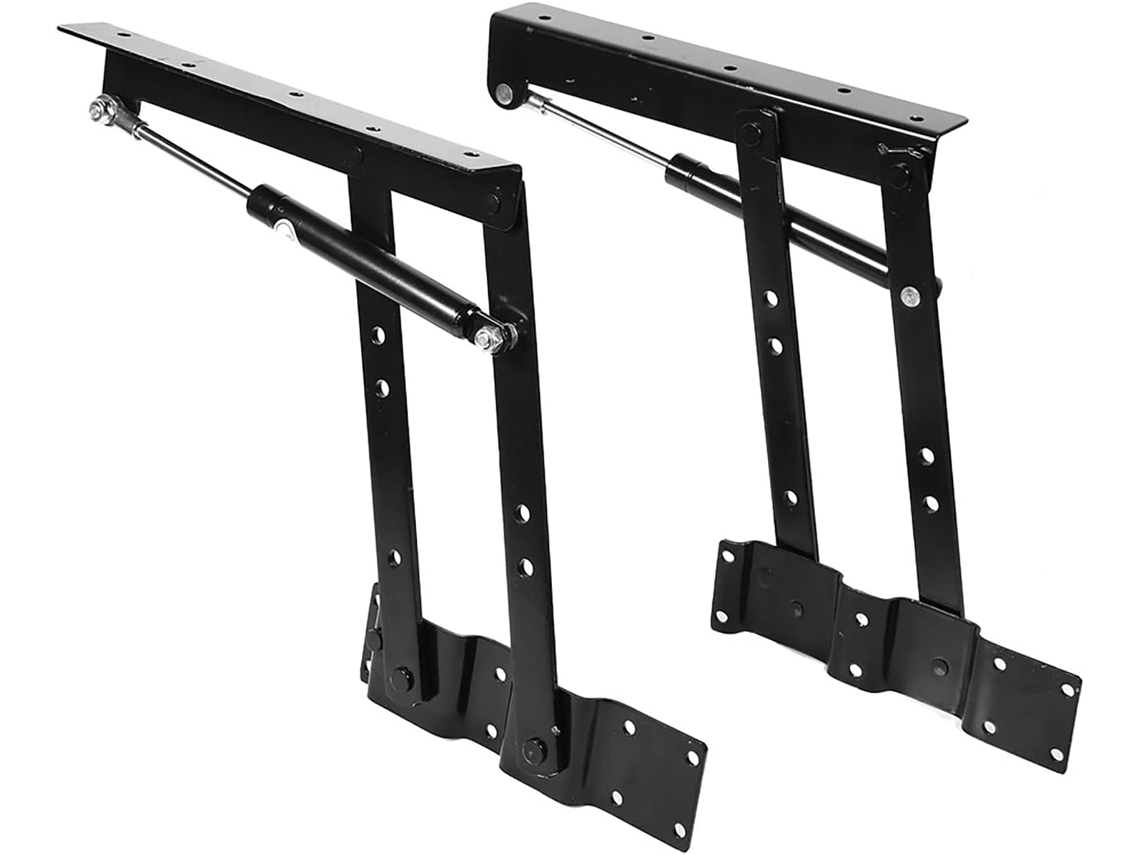 Conjunto De 2 Peças Para Mecanismo Mesa Centro Com Dobradiça Hidráulica, Estrutura De Elevação Para Móveis, Kit De