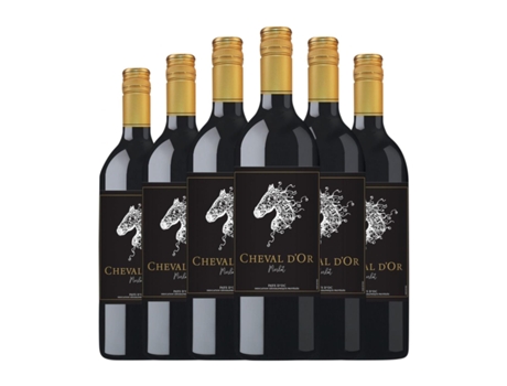 Vinho CHEVAL D'OR Merlot (1 L - 6 Unidades)