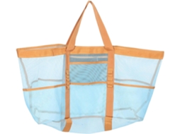 Bolsa De Praia/mala De Viagem Grande Com Zíper, Resistente À Areia E À Água, Ideal Para