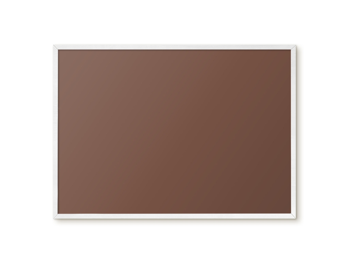 Quadro de vidro magnético verde-sálvia escuro para hall de entrada Espelharte (70x50 cm)