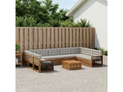 Vidaxl Conjunto De Sofás Para Exterior 10 Unid.