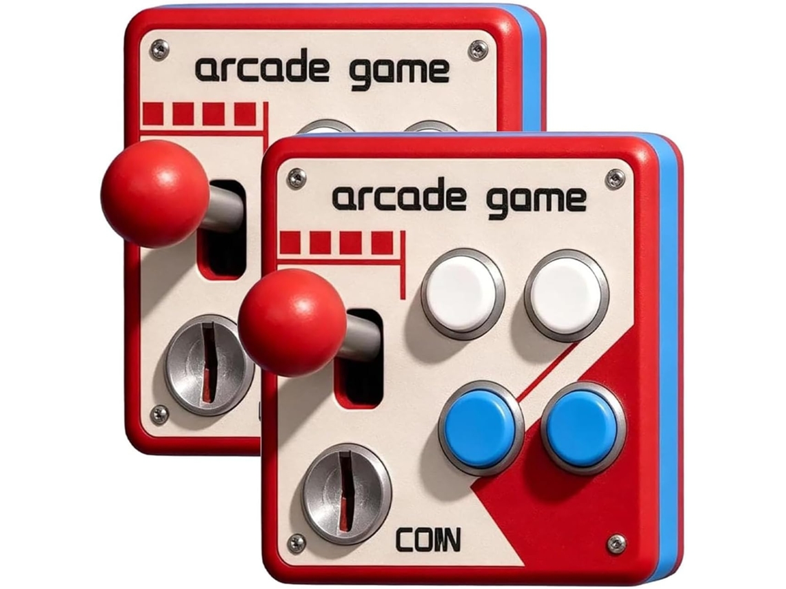 Painel De Interruptores Estilo Arcade Retrô, Capa De Interruptor Iluminada (2