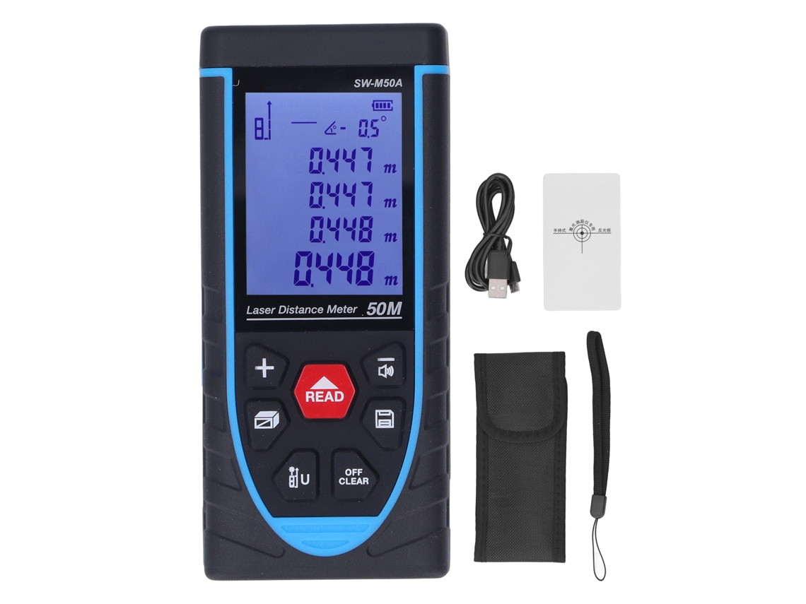 Medidor de Distância a Laser Digital Sw M50a 50m de Alcance