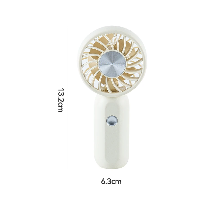 Mini Ventilador Portátil MDUG com Alta Velocidade e Baixo Ruído Recarregável