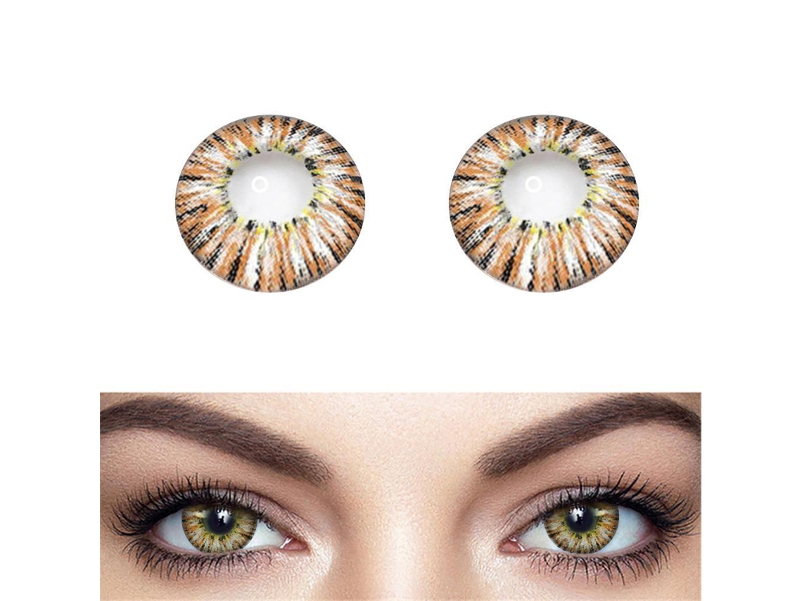 Lentes De Contato E Adereços Oculares De Halloween Para Mulheres E Meninas