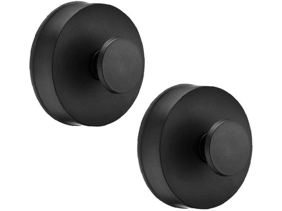 Ganchos Para Roupa Sem Furos, Ganchos Para Toalhas Com Ventosas Em Preto Mate