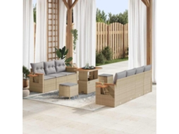 Vidaxl Conjunto De Sofá De Jardim 13 Unid. 9-número De Lugares
