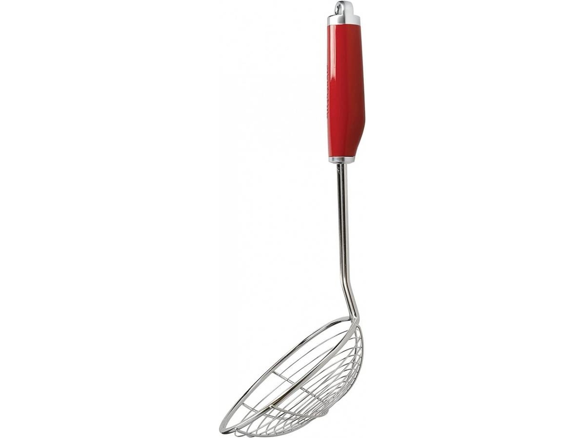 Escumadeira KITCHENAID Vermelho (Aço inoxidável - 38x13 cm)