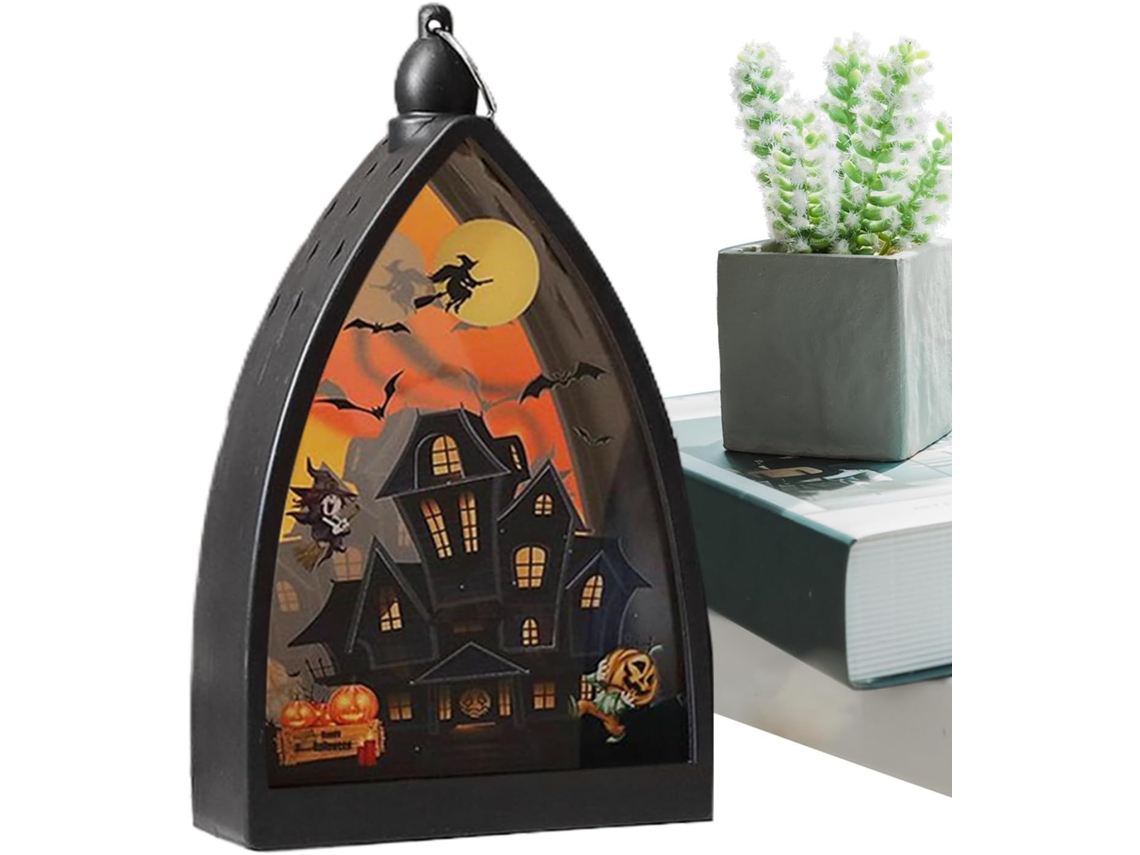 Abajur De Mesa De Halloween, Lanterna Led Assustadora, Decoração De Mesa