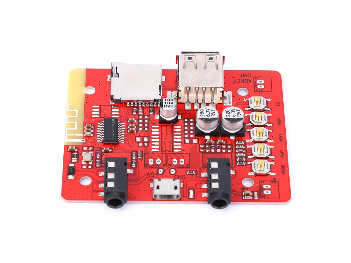 Laxiscreed Módulo Receptor De Áudio Sem Fios Bluetooth Com Compatibilidade Usb E Tf Card