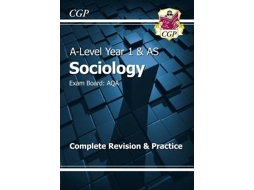 Livro A-Level Sociology AQA Year 1 amp AS Complete Revision amp Practice de Cgp Books (Inglês)
