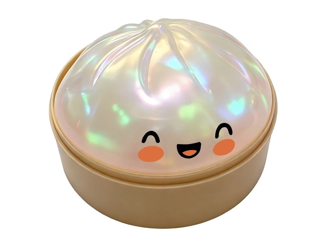 Dumplings Squishy, Dumplings Squishy Surpresa, Brinquedo para Apertar Sensorial com Bolso Gigante a Vapor, YUYSAN 07