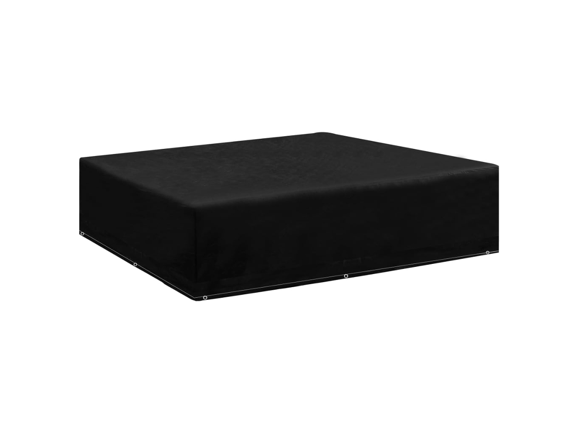 Garden Furniture Cover, Garden Furniture Covers Vidaxl Preto Polietileno (200 X 200 X 70 Cm)