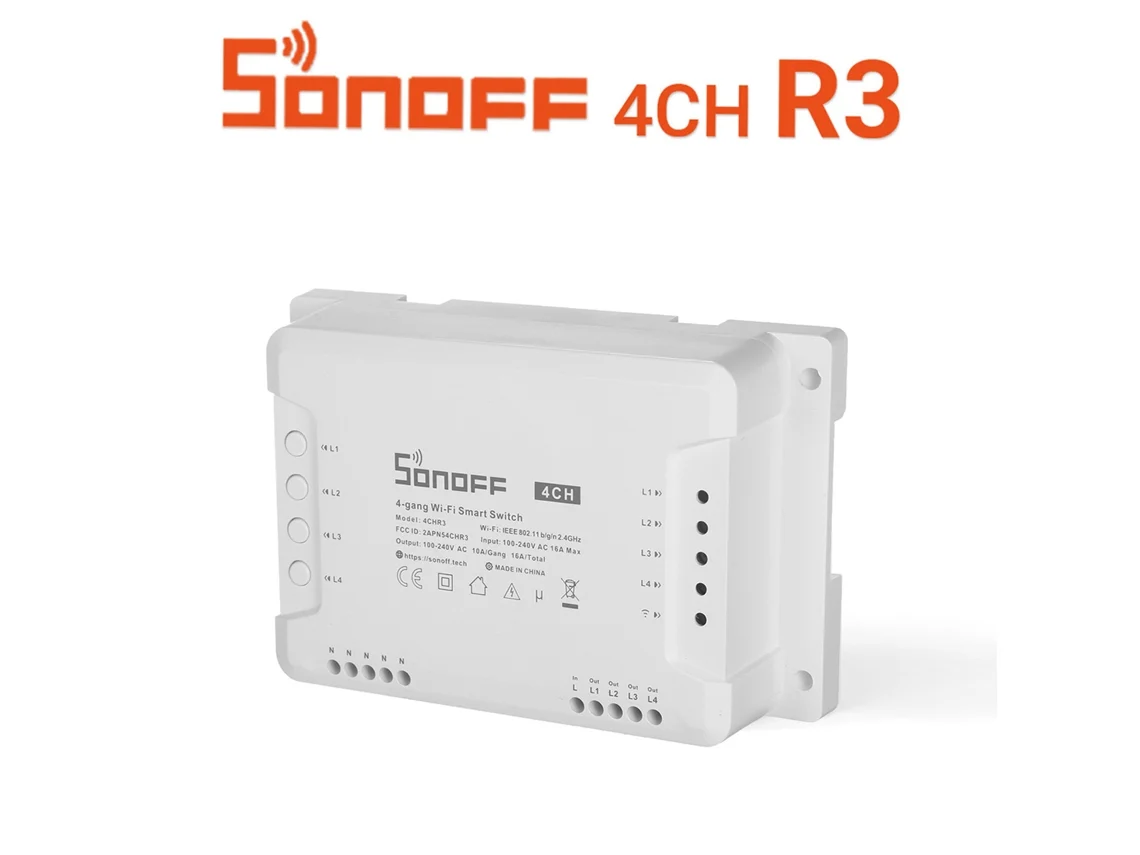 Interruptor Inteligente Wifi 4 Vias LAXISCREED