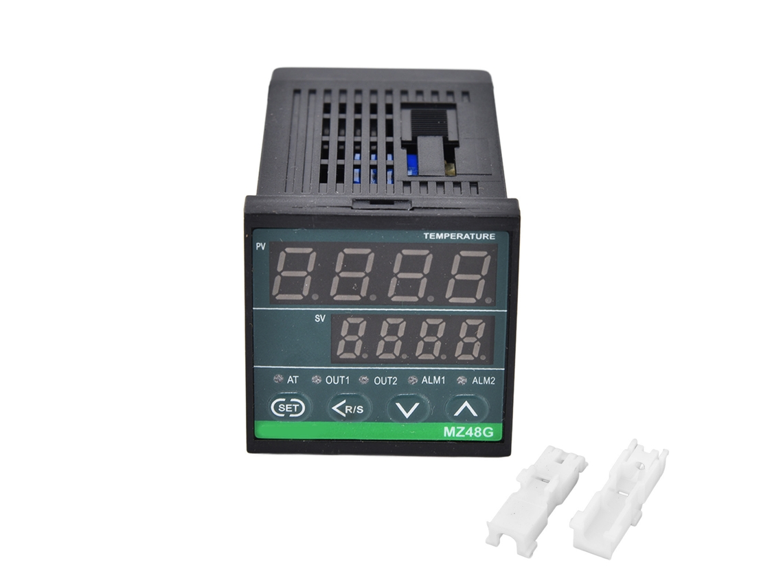 Controlador Pid Mz48g 220v regulador digital de temperatura termostato com 2 outputs