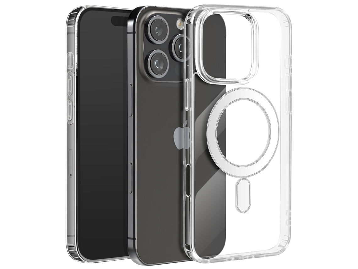 Capa Magsafe Traços para iPhone 16 Pro AVIZAR Transparente