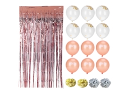 Conjunto de Balões Látex com Lantejoulas 2021 para Decoração de Festas Aniversário Casamento