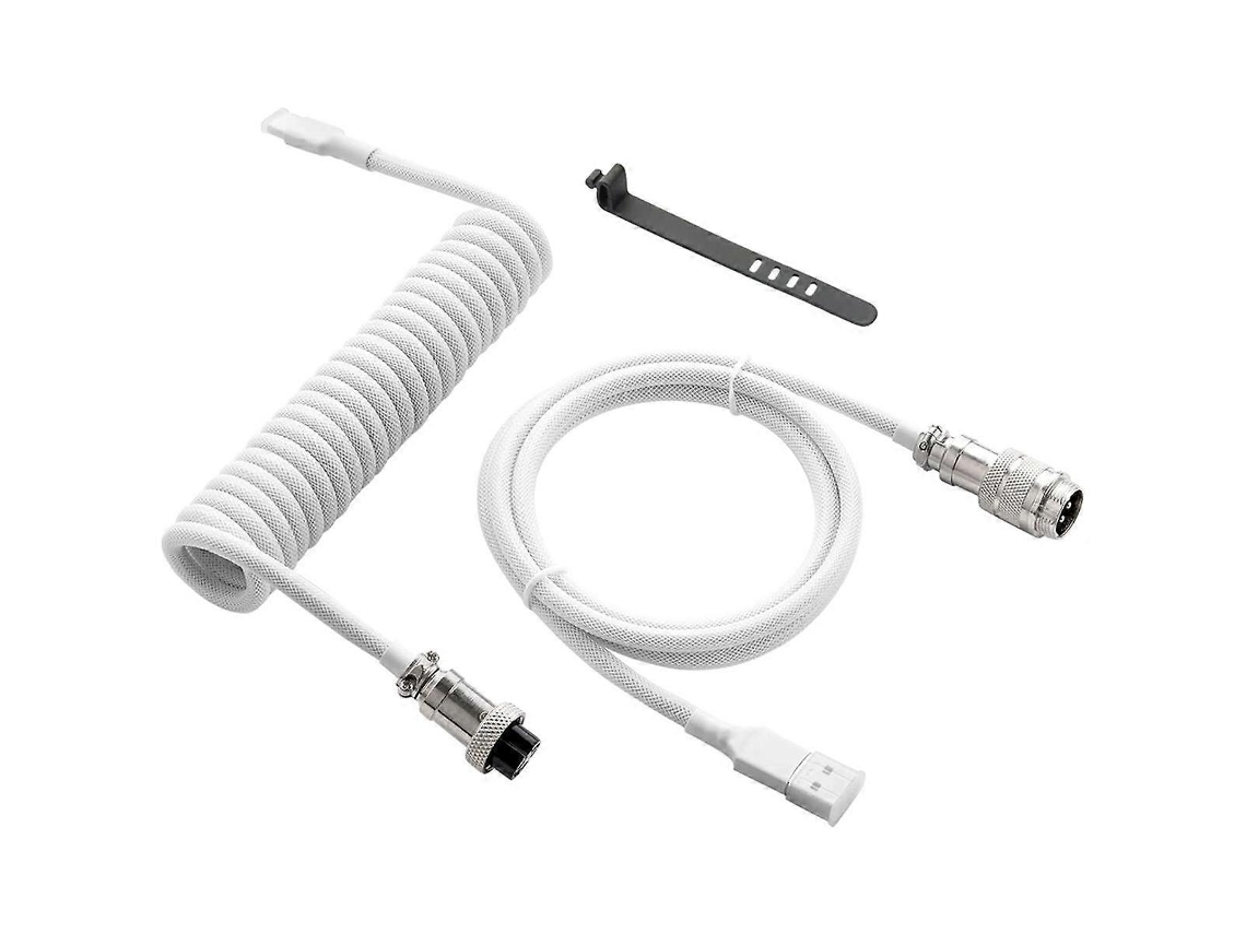 Cabo Usb Tipo C Para Teclados Gamer, Cabo Para Teclado Mecânico Com Revestimento Duplo, Cabo Para Teclado Mecânico Everley891