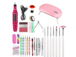 Conjunto De Ferramentas De Manicure Com Secador E Lixadeira Veanxin