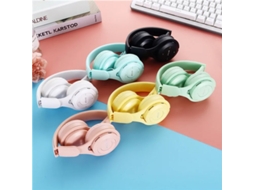 FONES DE OUVIDO MACARON Bluetooth Microfone Som Estéreo MDUG