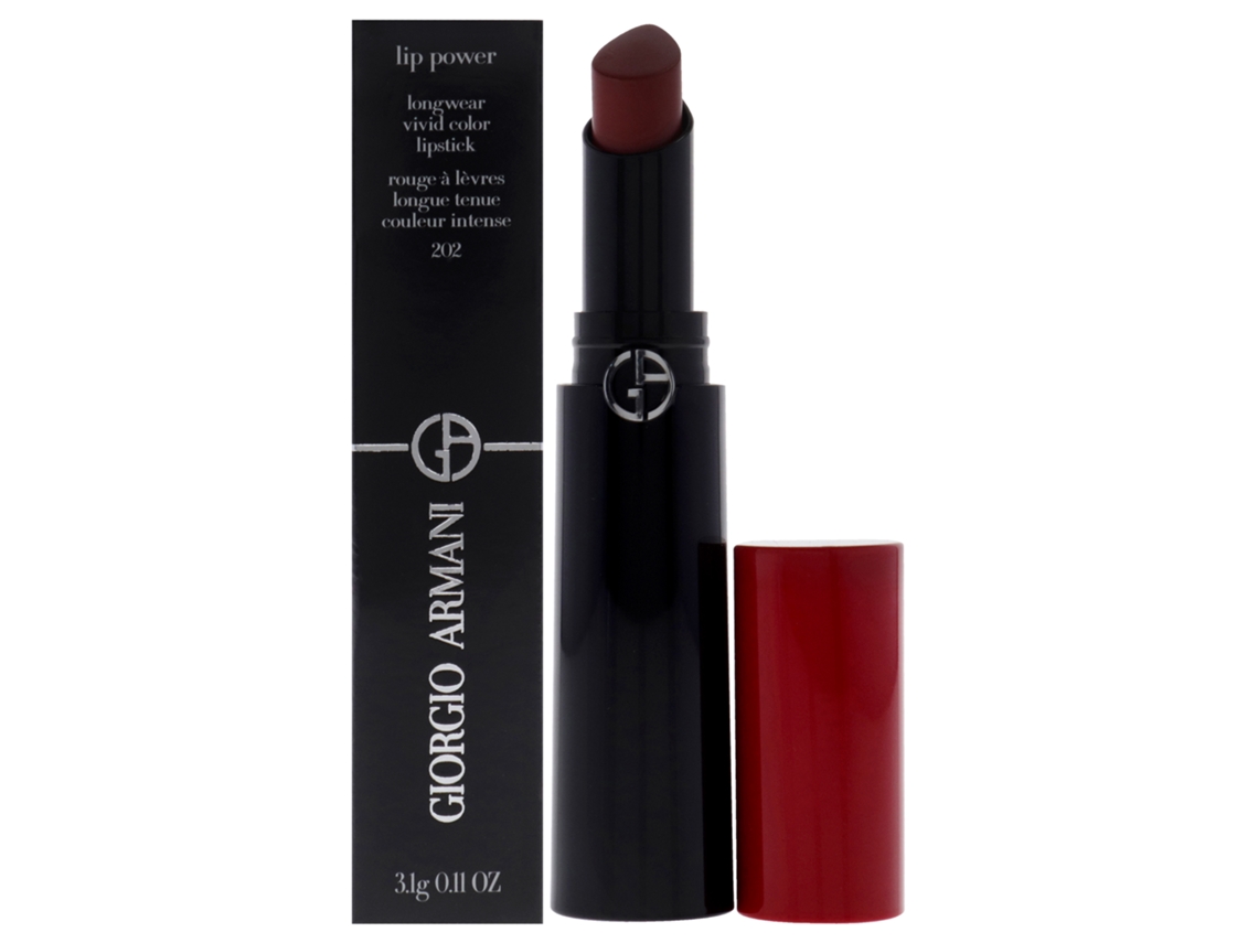 Batom Lip Power Longwear Vivid Color - 202 Grazia por GIORGIO ARMANI para mulheres - batom 0,11 oz