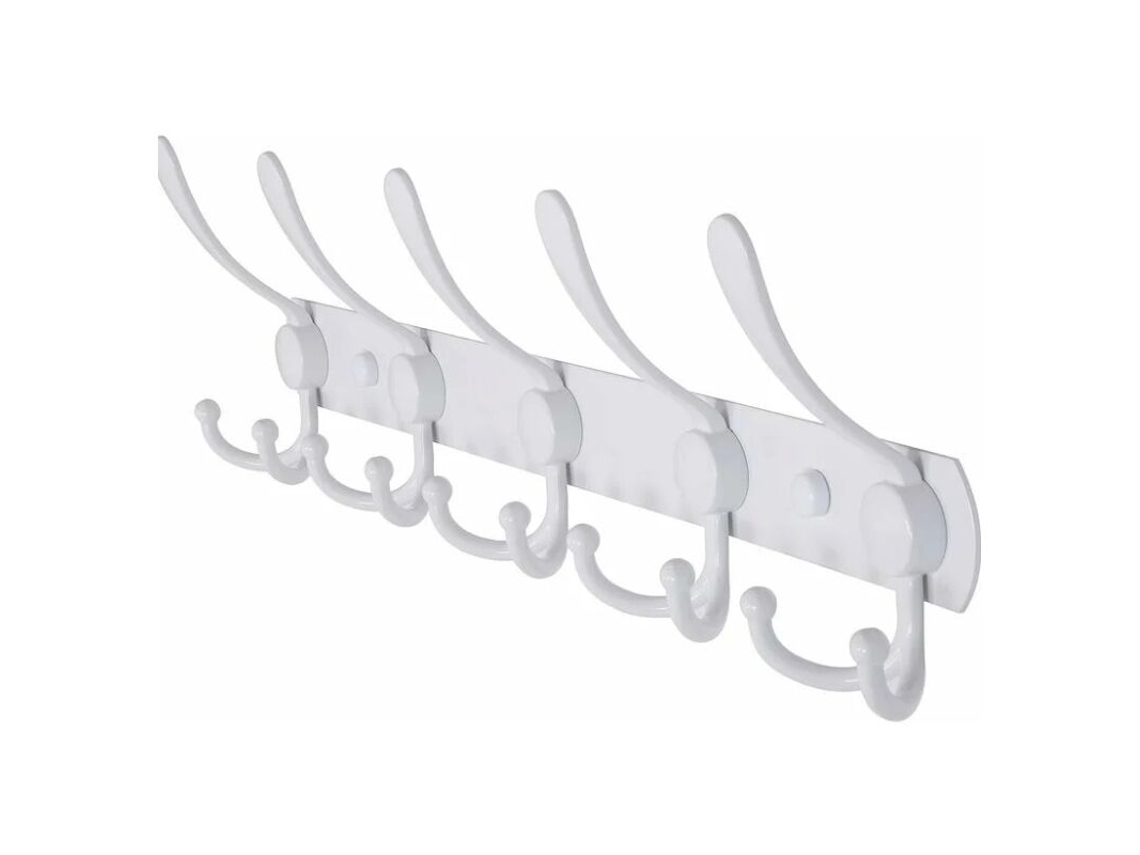 Porta Chapéu De Parede Com 5 Ganchos Aço Inoxidável Robusto Para Roupas,toalhas,bolsas E Roupões,ideal Para Entrada E Banheiro Btforus