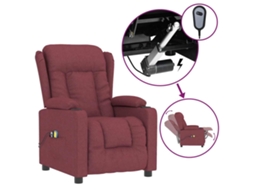 Electric Massage Chair, Electric Massage Chairs Vidaxl Vermelho Tecido