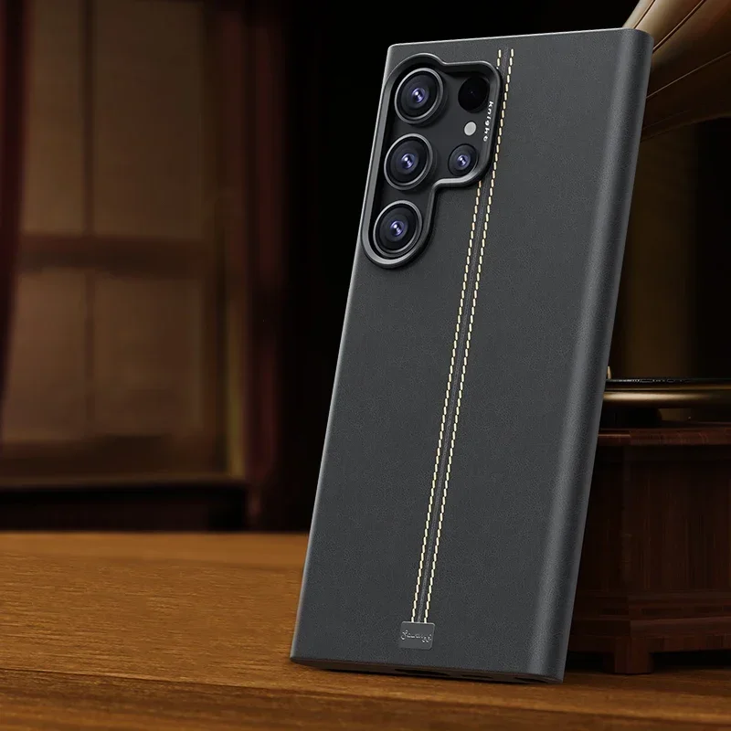 (cinza, Galaxy S24) Capa Para Celular, Compatível Com Carregamento Sem Fio Magnético, Acabamento Fosco Anti-impressão Digital