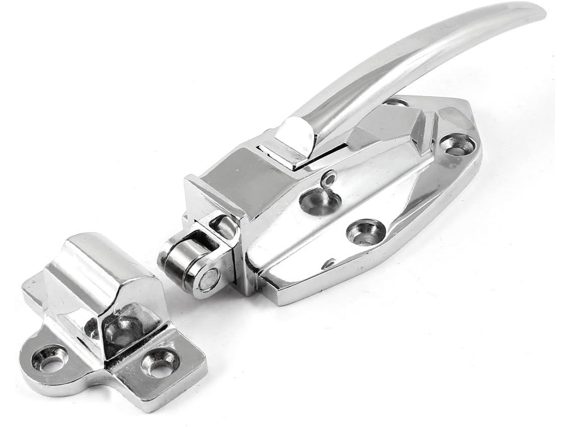 Puxador De Porta Aexit Em Liga Zinco Prateado, 16, 6cm, Para Portas De Forno E Vaporizador