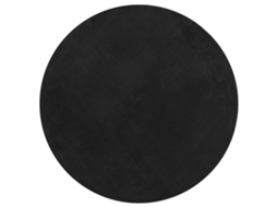 Rug, Rugs Vidaxl Preto Poliéster (ø 200 Cm)