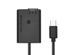 2026 adaptador de Batería Falsa Np fw50 com Usb c para Sony Conector Usb Dummy Battery Fw50