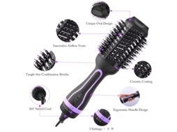 2026 pincel Secador de Cabelo 4 em 1 para Alisar e Rizar Cabelo com Pincel de Ar Quente