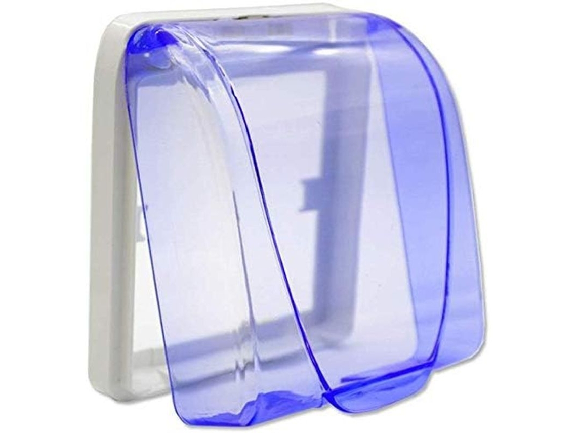 Capa Protetora para Interruptor de Parede, Botão de Porta, Tampa Flip Azul para Casa