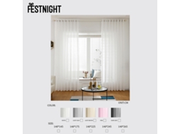 Festnight Cortina Solida 225x140cm Quarto Sala